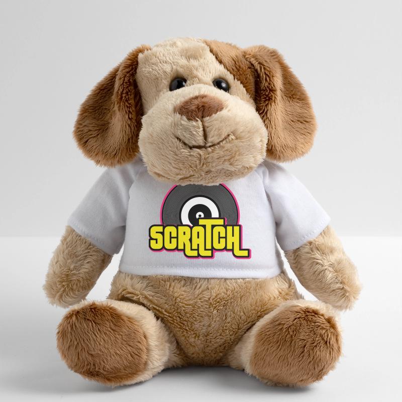 Scratch DJ Vinyl Record Graphic MiniFeet® Hund Helge