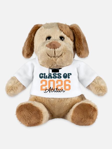 Class Of 2026 Outfit Abi 26 Abitur Hut Graduation - MiniFeet® Dog Helge - white