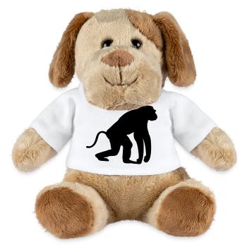 affe - MiniFeet® Hund Helge - Weiß - Vorne