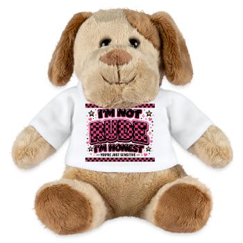 Ich bin nicht gemein, ich bin ehrlich - MiniFeet® Hund Helge - Weiß - Vorne