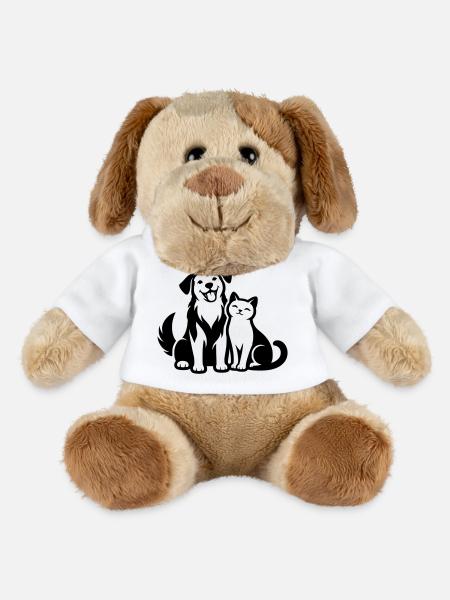 Haustiere - MiniFeet® Hund Helge - Weiß