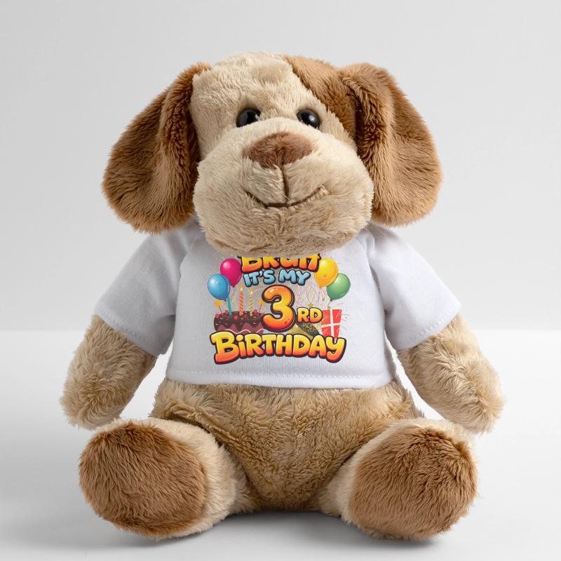 3. Geburtstagsshirt 3. Geburtstagsgeschenk Junge Mädchen 3. MiniFeet® Hund Helge
