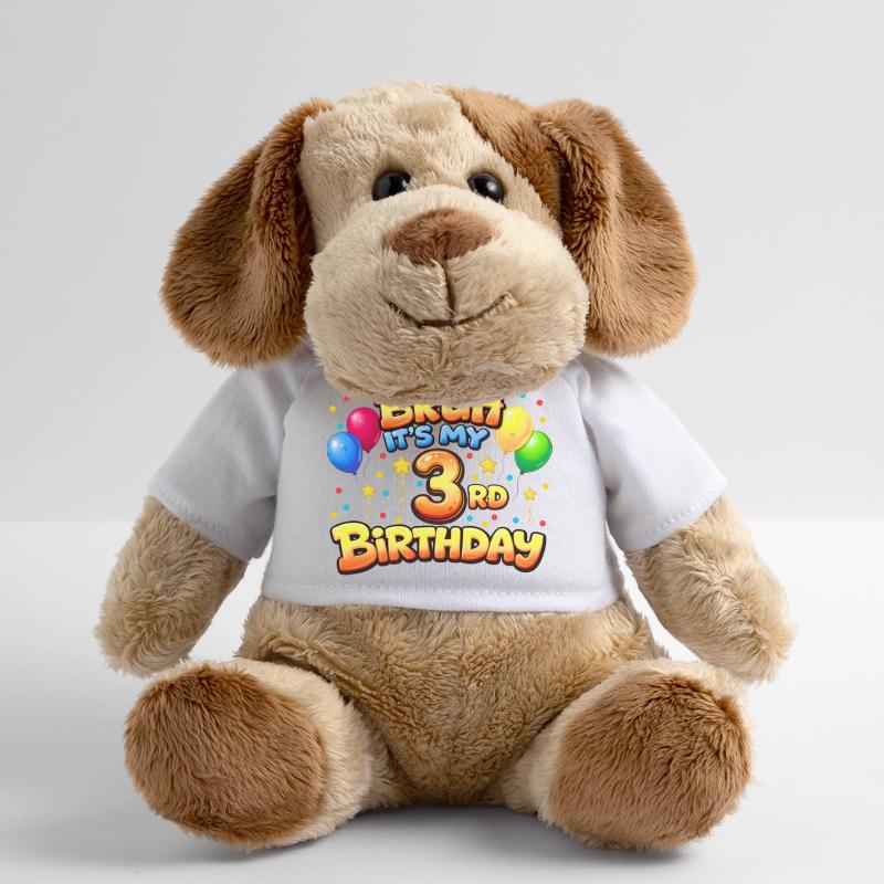 3. Geburtstagsshirt 3. Geburtstagsgeschenk Junge Mädchen 3. MiniFeet® Hund Helge