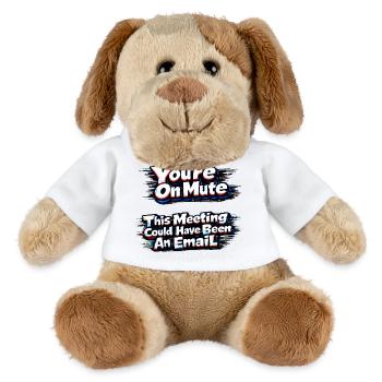 You're muted for this meeting - MiniFeet® Dog Helge - white - Front