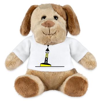 Tonne - Boje Nordsee Segeln Ostsee Maritim - MiniFeet® Hund Helge - Weiß - Vorne