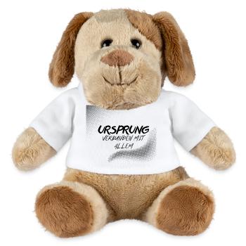 URSPRUNG – Verbunden mit Allem - MiniFeet® Hund Helge - Weiß - Vorne