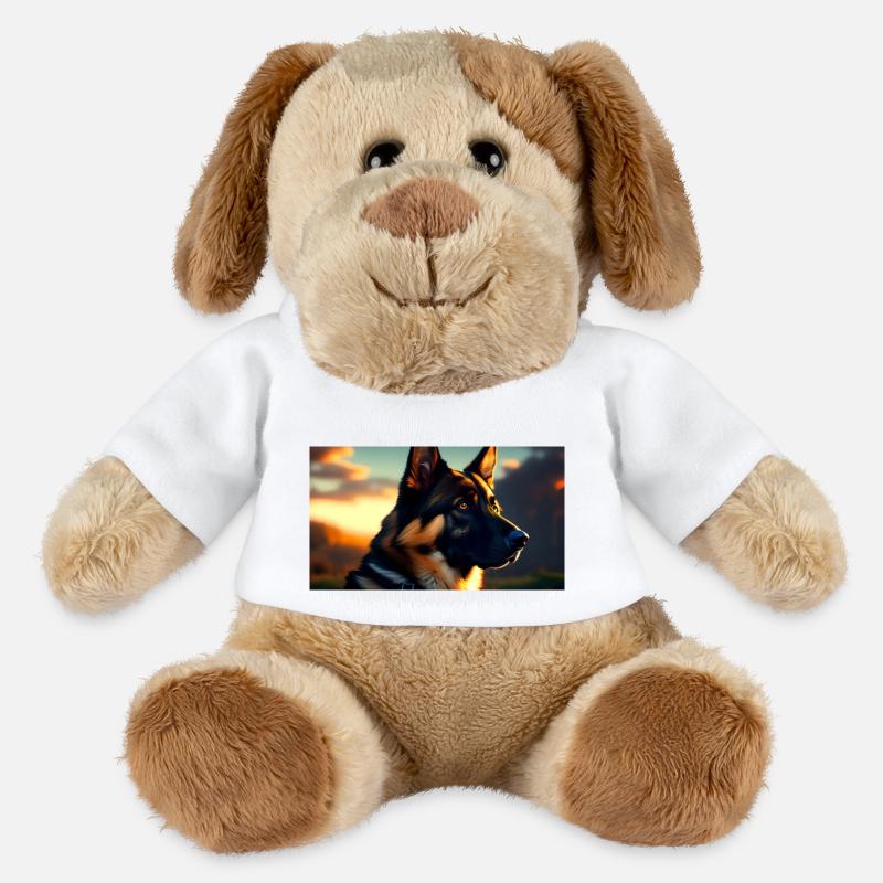 German Shepherd - MiniFeet® Dog Helge - white
