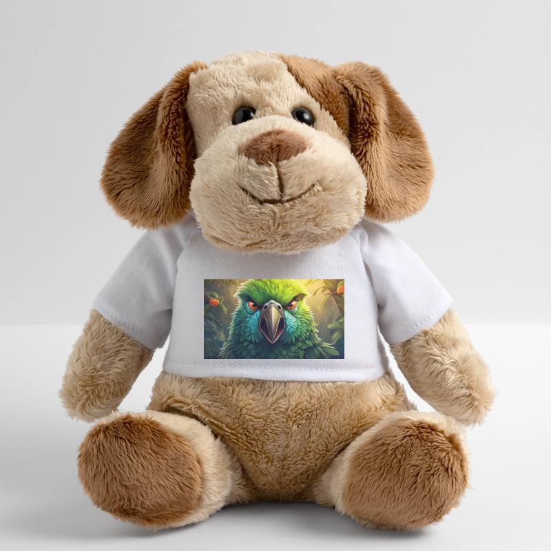 Cute grumpy grouchy animals - parrot MiniFeet® Dog Helge