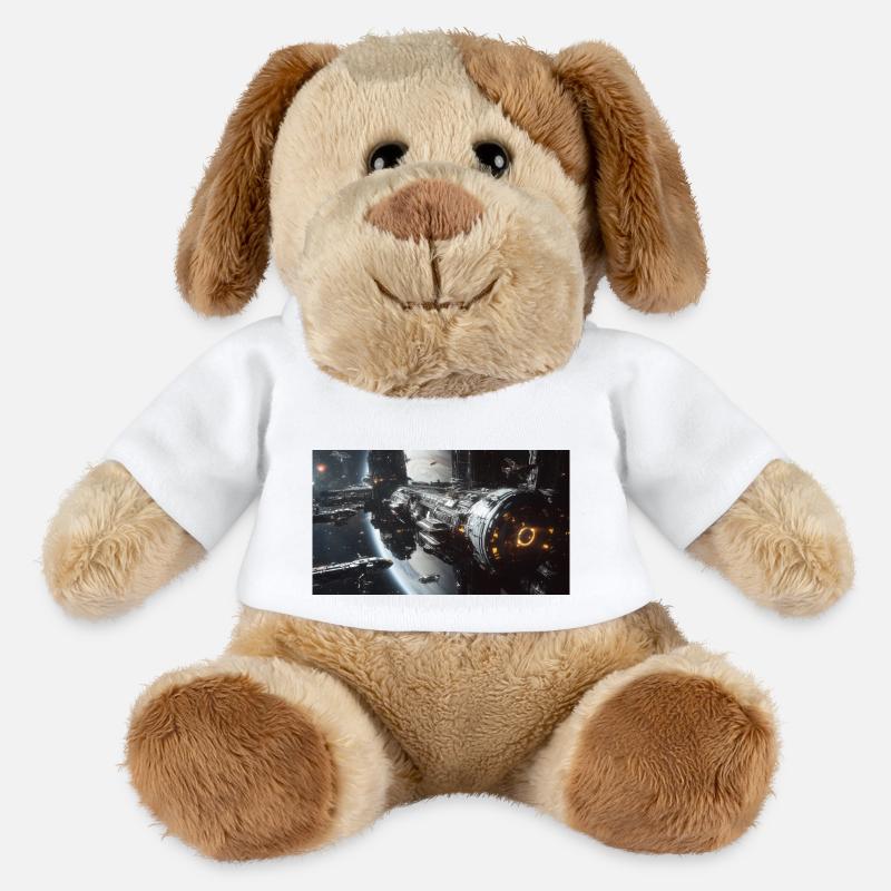 Perdu dans l’espace 1 1 - Chien en peluche Helge MiniFeet® - blanc