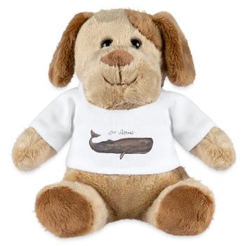 The Sperm Whale Watercolor - MiniFeet® Dog Helge - white - Front