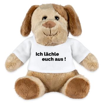 Ich laechle euch aus - MiniFeet® Hund Helge - Weiß - Vorne