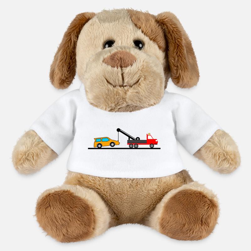 Abschleppwagen - MiniFeet® Hund Helge - Weiß