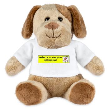 toilet - MiniFeet® Dog Helge - white - Front