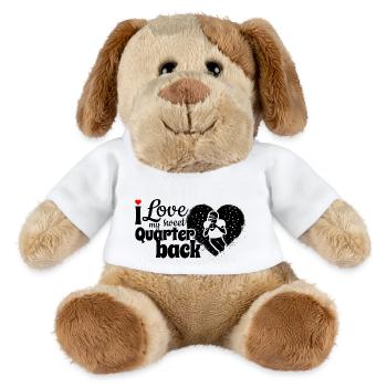 I love my sweet Quarterback - MiniFeet® Hund Helge - Weiß - Vorne