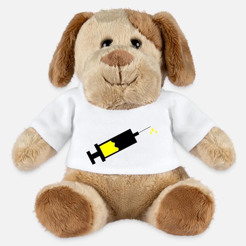 Spritze - MiniFeet® Hund Helge - Weiß