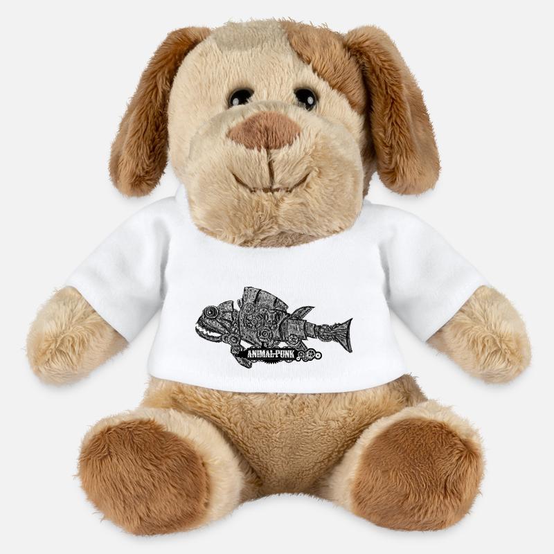 M. Poisson - Chien en peluche Helge MiniFeet® - blanc