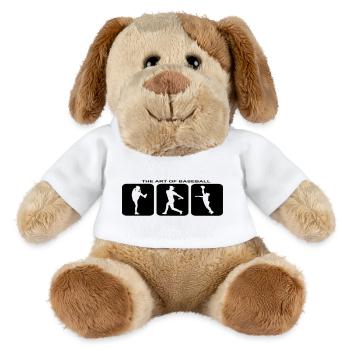 Baseball Softball USA Hardball Homerun Strike B - MiniFeet® Dog Helge - white - Front