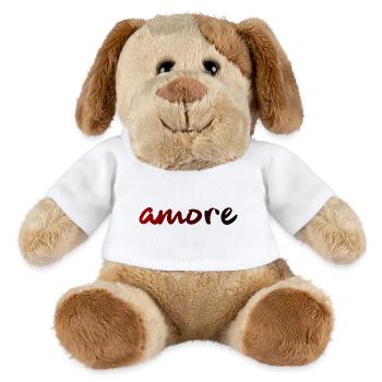 amore - Italia - Italy - Love - Liebe - MiniFeet® Dog Helge - white - Front
