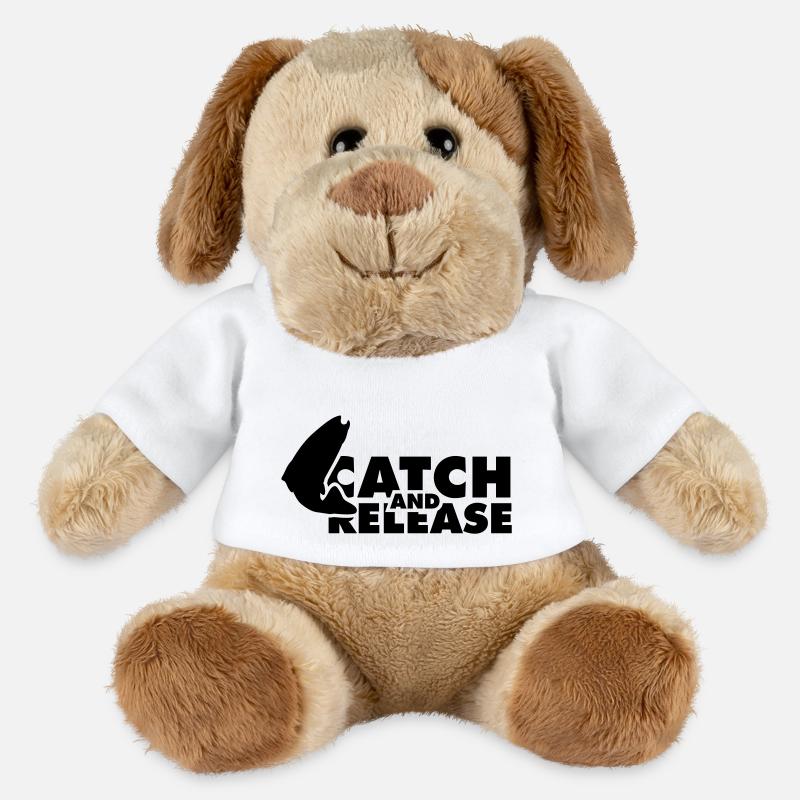 catch and release - MiniFeet® Dog Helge - white