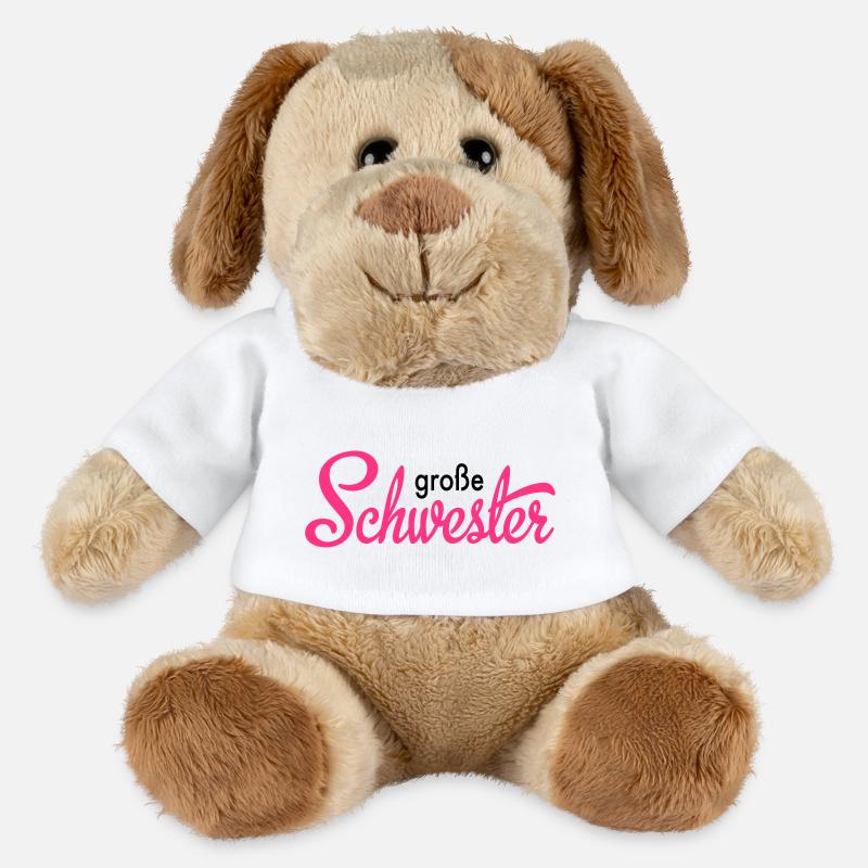 große Schwester - MiniFeet® Hund Helge - Weiß