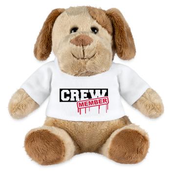 Crew Member - Chien en peluche Helge MiniFeet® - blanc - Devant