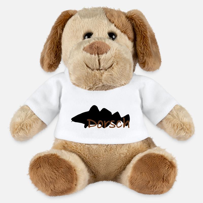 Dorsch schwarz - MiniFeet® Hund Helge - Weiß