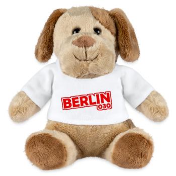 Berlin - 030 - Hauptstadt - Deutschland - Vorwahl - MiniFeet® Hund Helge - Weiß - Vorne