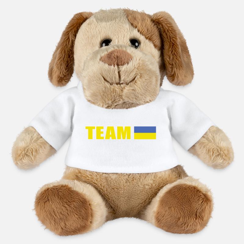 Support Team Ukraine - MiniFeet® Dog Helge - white