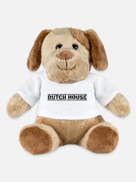 Maison hollandaise - Chien en peluche Helge MiniFeet® - blanc