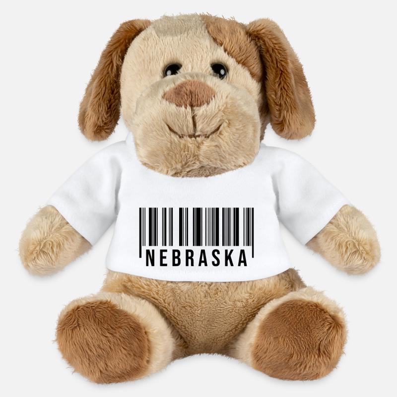 Nebraska Barcode - MiniFeet® Hund Helge - Weiß