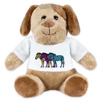 Zebras - MiniFeet® Hund Helge - Weiß - Vorne