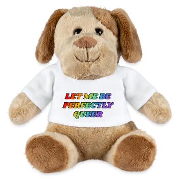 Lass mich vollkommen queer sein - MiniFeet® Hund Helge - Weiß - Vorne