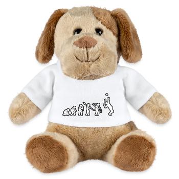 Evolution Tennis White Grunge - MiniFeet® Hund Helge - Weiß - Vorne