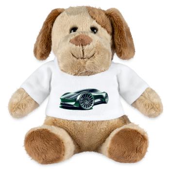 Futuristischer Supersportwagen - MiniFeet® Hund Helge - Weiß - Vorne