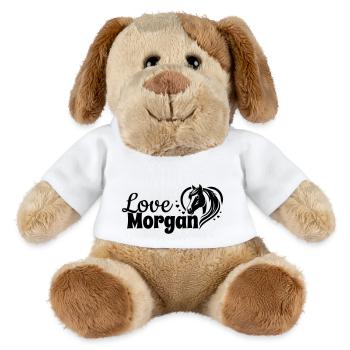 Morgan Love Heart Horse Head - MiniFeet® Dog Helge - white - Front