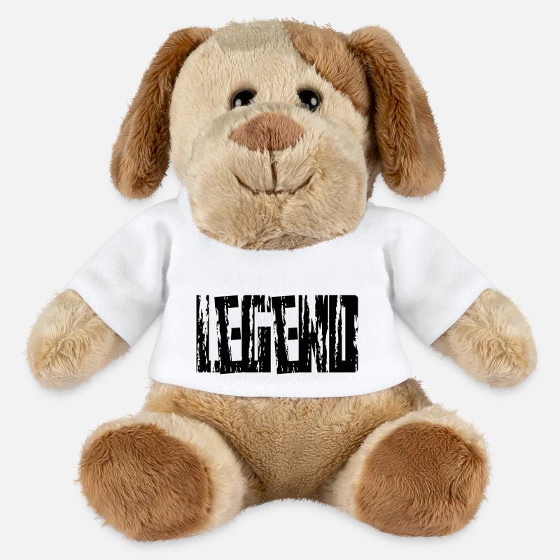 POSE - Chien en peluche Helge MiniFeet® - blanc
