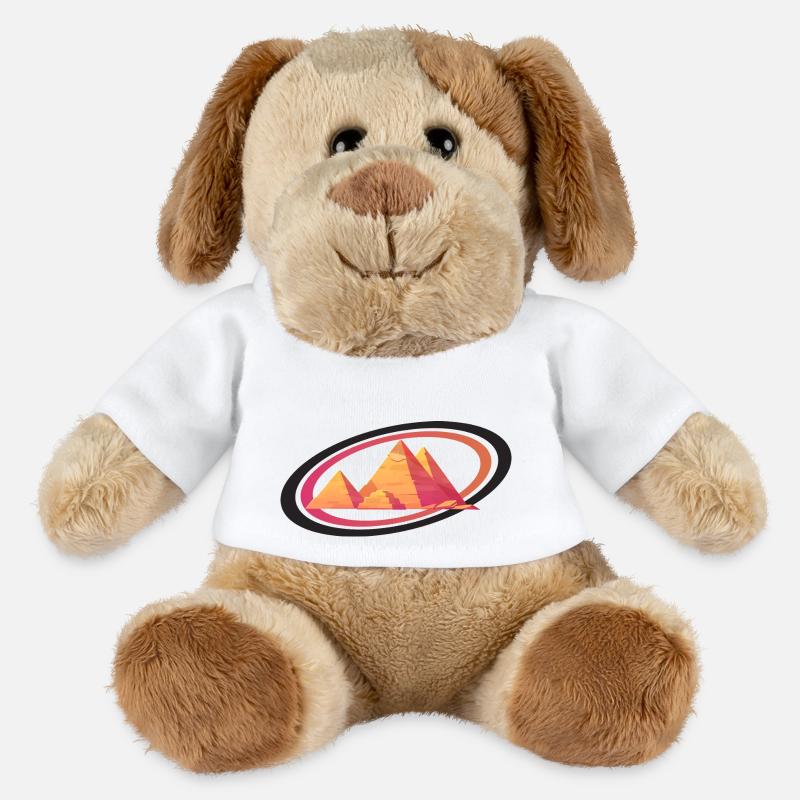 Pyramides d’Égypte - Chien en peluche Helge MiniFeet® - blanc