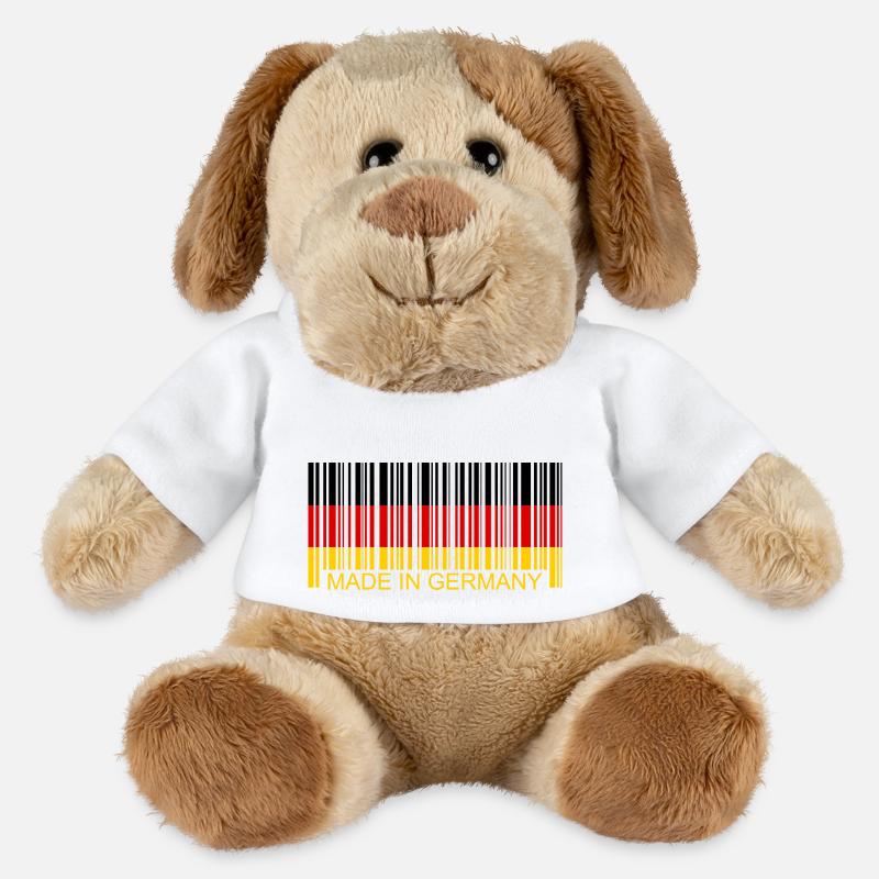 Barcode Made in Germany - MiniFeet® Hund Helge - Weiß