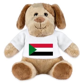 Soudan - Chien en peluche Helge MiniFeet® - blanc - Devant