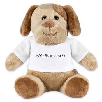 Unschubladisierbar – NIcht in Schublade passen - MiniFeet® Hund Helge - Weiß - Vorne
