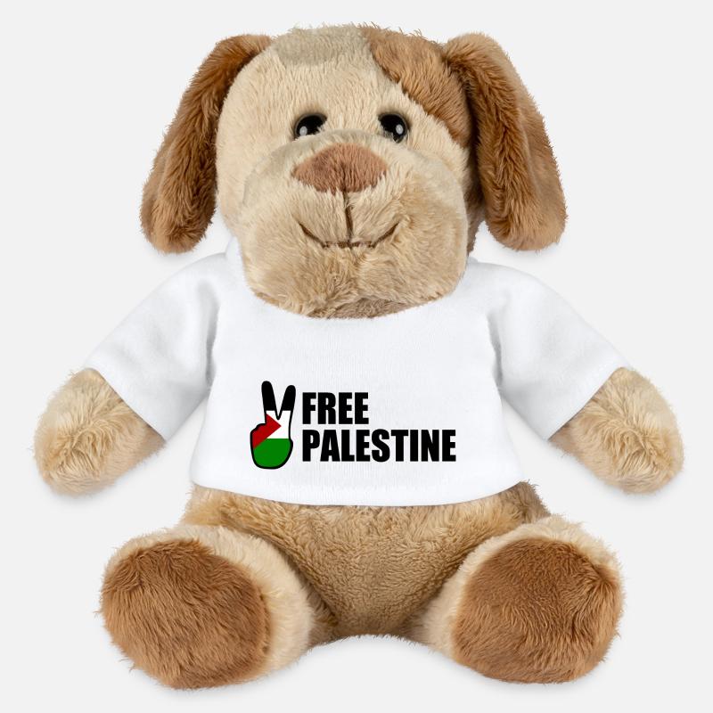Free palestine - MiniFeet® Dog Helge - white