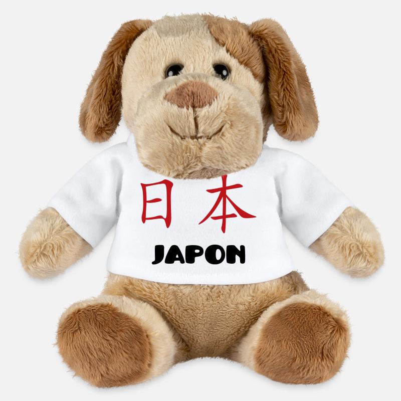Japon - Chien en peluche Helge MiniFeet® - blanc