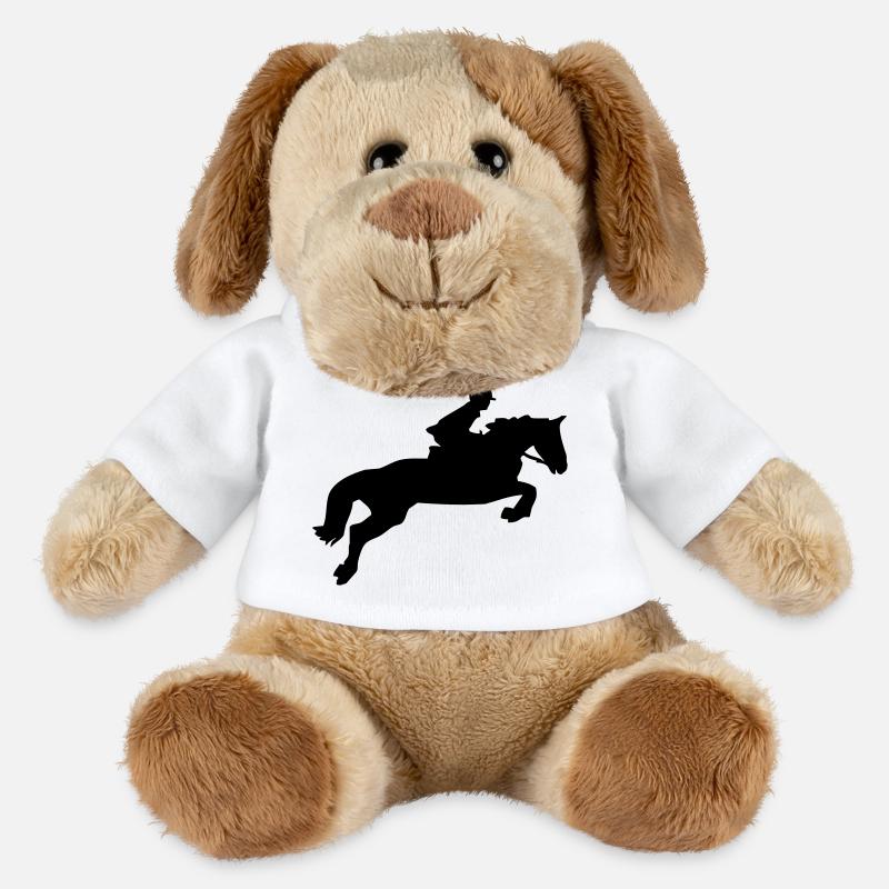 Springpferd - MiniFeet® Hund Helge - Weiß
