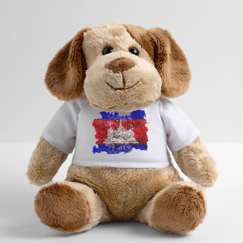 Cambodge Drapeau Vintage Chien en peluche Helge MiniFeet®