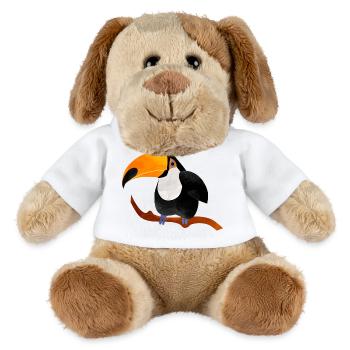 toucan - MiniFeet® Dog Helge - white - Front