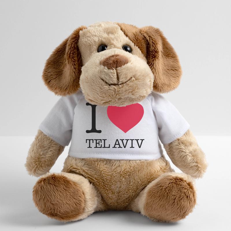 I LOVE TEL AVIV Chien en peluche Helge MiniFeet®