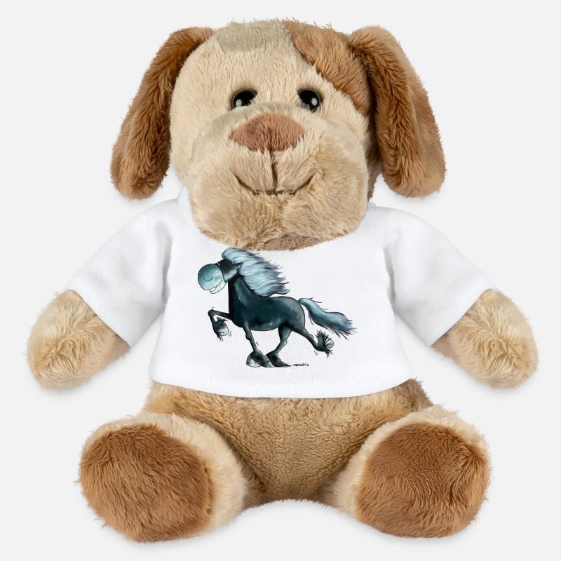 "Power Tölter" - Isländer - Isi - Islandpferd - MiniFeet® Hund Helge - Weiß