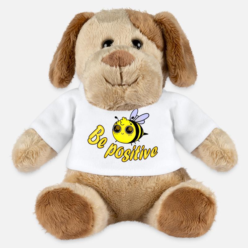 Biene positiv - MiniFeet® Hund Helge - Weiß