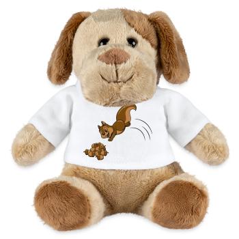 Eichhörnchen nüsse nuss - MiniFeet® Hund Helge - Weiß - Vorne