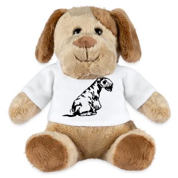 Cesky Terrier - Chien en peluche Helge MiniFeet® - blanc - Devant